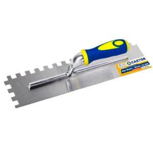Desempenadeira Aço Super - Cabo Aberto - Dente 10mm - 10 x 40 cm - Castor