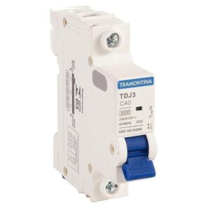 Disjuntor TDJ3 C40 Unipolar 40A - Tramontina