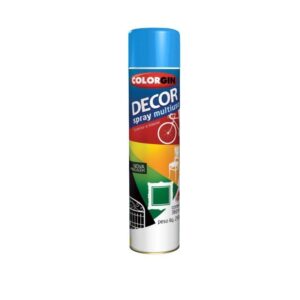 Tinta Decor Spray Multiuso 360ml - Azul Médio - COLORGIN