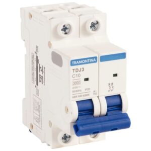 Disjuntor TDJ3 C10 Bipolar 10A - Tramontina