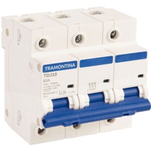 Disjuntor TDJ10 Tripolar 80A - Tramontina