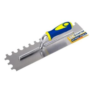 Desempenadeira Aço Dente 8mm - 12 x 27 cm - Castor