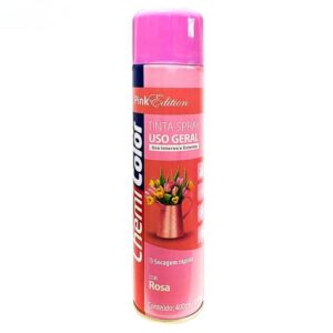 Tinta Spray Uso Geral  400ml - Rosa - Chemi Color