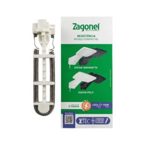 Resistência - Chuveiros Quadratta 7700W - 220V - Zagonel