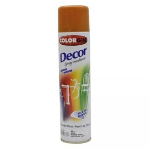 Tinta Decor Spray Multiuso 360ml - Marrom Barroco - COLORGIN