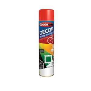 Tinta Decor Spray Multiuso 360ml - Vermelho - COLORGIN