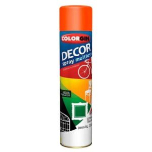 Tinta Decor Spray Multiuso 360ml - Laranja - COLORGIN