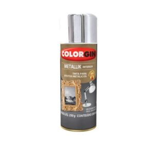 Tinta para Efeitos Metálicos 350ml - Metallik Cromado - COLORGIN