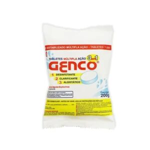 Tablete Cloro para Piscinas 200g - Genco
