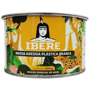 Massa Adesiva Plástica Branca 400g - Ibere