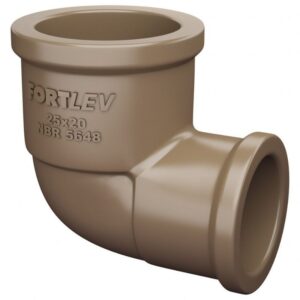 Joelho 90° Redução Soldável 25mm x 20mm - Fortlev