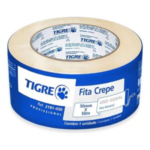 Fita Crepe Profissional 48mm x 50m - Tigre