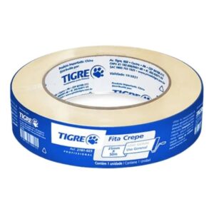 Fita Crepe Profissional 24mm x 50m - Tigre
