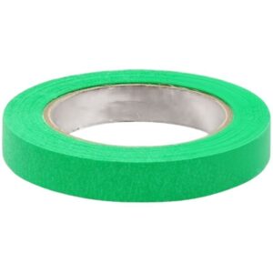 Fita Crepe Adesiva Verde Pintura Automotiva 24mm x 50m - Adelbras