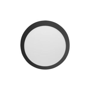 Luminária Plafon Led Lux Black Redondo Sobrepor 24W - 3000K/6500K - Taschibra