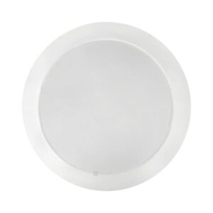 Luminária Plafon Led Lux Embutir Branco Redondo 24W -  3000K/6500K - Taschibra