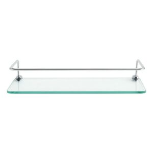 Prateleira de Vidro 6mm com Haste - 30cm x 10cm -  Atlas