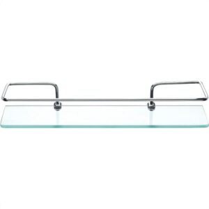 Prateleira de Vidro 6mm com Haste - 40cm x 10cm -  Atlas